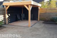 Overkapping van Douglas hout