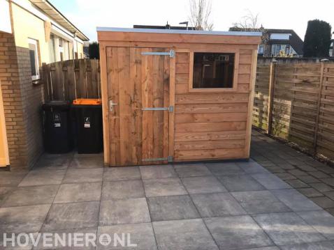 Maatwerk houten schuurtje