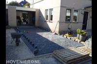 Oprit en voortuin bestraten 2