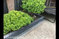 Plantenbak van stapelblokken