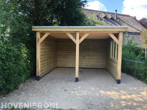 Houten veranda