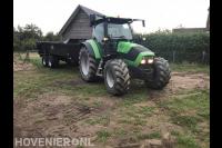 Tractor met kipper