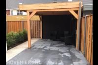 Overkapping van Douglas hout