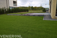 Nieuw aangelegd gazon