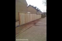 Houten schutting