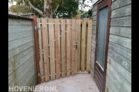 Houten tuinpoort