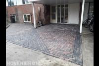 Voortuin en oprit bestraten