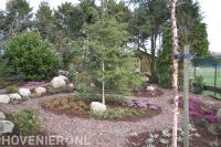 Looppad van boomschors