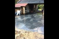 Natuursteen tegels in wildverband