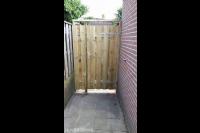 Houten tuinpoort