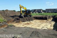 Bouwput uitgraven