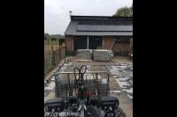 Straatwerk van betonklinkers