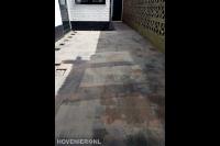 Achtertuin bestraten