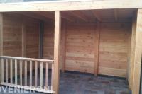 Houten veranda