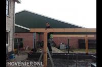 Werkzaamheden overkapping