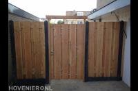 Houten tuinpoort