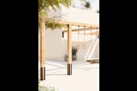 houten pergola met duikelrek schommel speeltoestel douglas