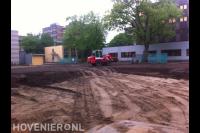 Grondwerk met minishovel