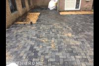 Straatwerk van betonklinkers