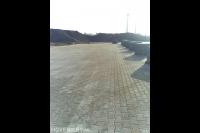 Machinaal bestraten van bedrijfsterrein met betonklinkers 2