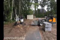 Grondwerk met minigraver en minishovel