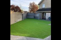 Kunstgras in achtertuin
