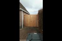 Houten tuinpoort