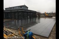 Groot terras aanleggen