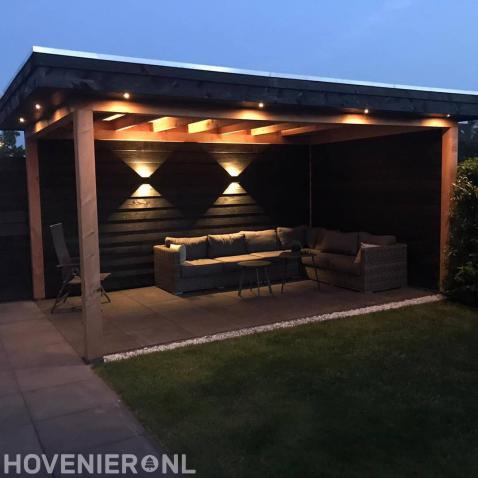 Overkapping / veranda met verlichting