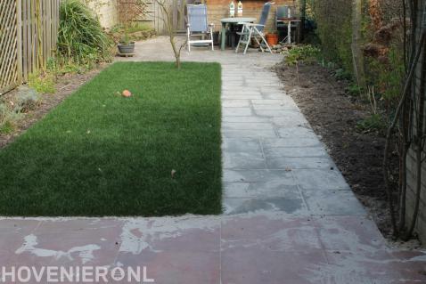 Tuin in Utrecht met gazon