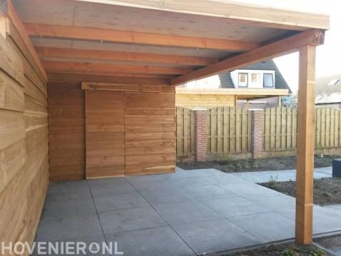 Houten overkapping 1