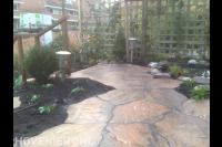 Tuinpad van flagstones
