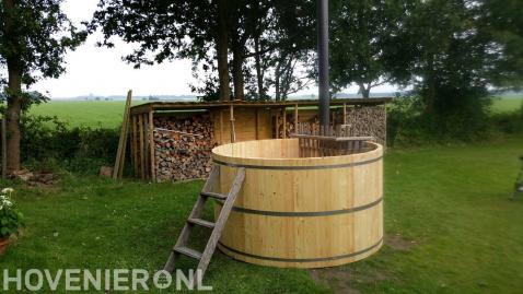 Houten hottub