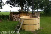 Houten hottub
