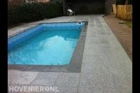 Bestrating rondom zwembad