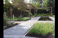 Grote houten pergola