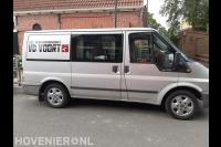 Bedrijfsbus van Klus- en bestratingsbedrijf vd Voort