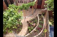 Compacte tuin met nieuwe bestrating en pergola 1