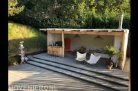 Luxe overkapping met bar en haard 1