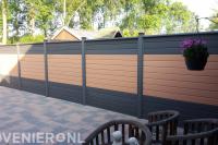 Composiet schutting plaatsen