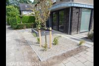 Voortuin met kiezels