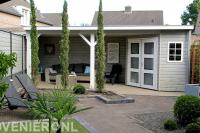 Terrasoverkapping met berging