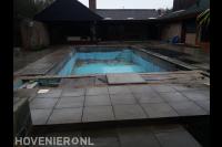 Bestrating leggen rondom zwembad