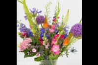 Biologische Veldboeketten van eigen kwekerij elk seizoen een verassing