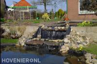 Aanleggen vijver met waterval 1