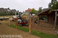 Grondwerk met minigravers