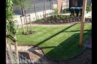 Nieuw gazon van graszoden