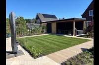 Nieuwbouw tuin aanleg in Hoeven