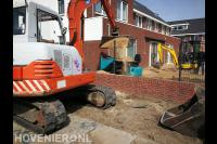 Voorbereidend grondwerk voor tuinaanleg 1