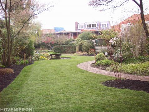 Onderhouden van grote tuin